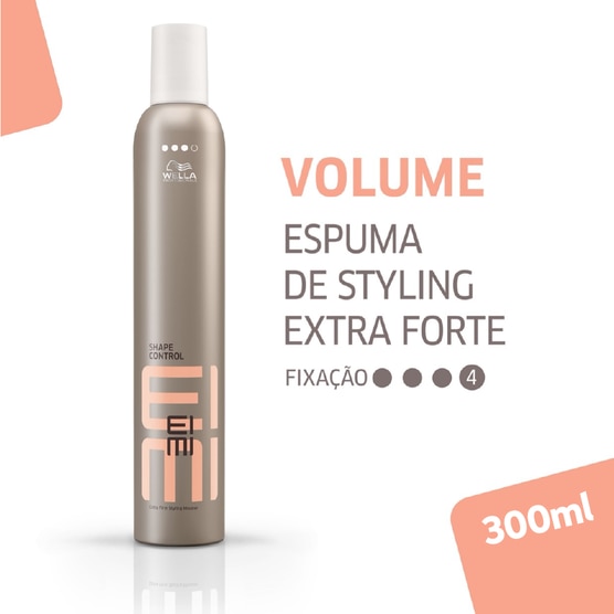 Mousse de Fixação Capilar Wella EIMI Shape Control